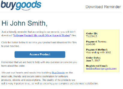 order tracking buygoods